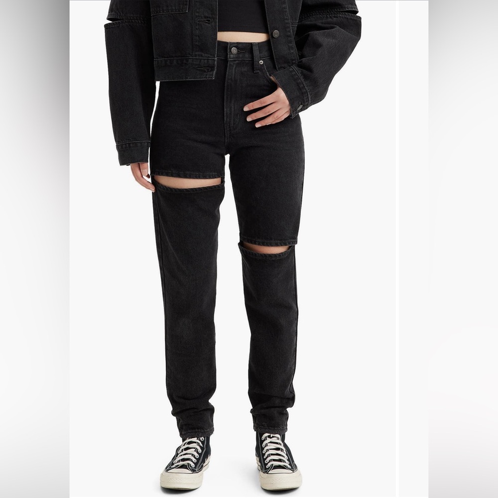 Levi’s Sliced High Waist Mom Jeans